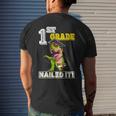 Dinosaur Graduation Hat First Grade Nailed It Class Of 2034 Men's Back Print T-shirt Gifts for Him