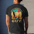 Disc Golf Never Underestimate The Old Guy Retro Vintage Men's T-shirt Back Print Gifts for Him