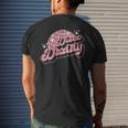 Disco Daddy Retro Vintage 60S Disco 70S Mens Back Print T-shirt Gifts for Him