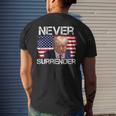 Donald Trump Shot Never Surrender 20024 Men's T-shirt Back Print Gifts for Him