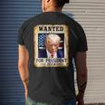 Donald Trump Shot Wanted For US President 2024 Men's T-shirt Back Print Gifts for Him