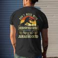 Dont Mess With Grandpasaurus Youll Get Jurasskicked Vintage Men's Back Print T-shirt Gifts for Him Dont Mess With Grandpasaurus Youll Get Jurasskicked Vintage Men's Back Print T-shirt Gifts for Him