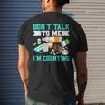 Dont Talk To Me Im Counting Pills Mens Back Print T-shirt Gifts for Him