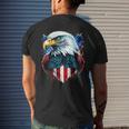 Eagle Of Freedom Merica Patriotic Usa Flag 4Th Of July 2023 Mens Back Print T-shirt Gifts for Him