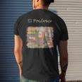 El Profesor Spanish Speaking Country Flags Men's T-shirt Back Print Gifts for Him