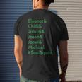Eleanor Chidi Tahani Jason Janet Michael Soulsquad Men's T-shirt Back Print Gifts for Him