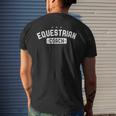 Equestrian Coach Vintage Equestrian Men's T-shirt Back Print Gifts for Him Equestrian Coach Vintage Equestrian Men's T-shirt Back Print Gifts for Him