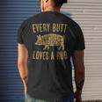 Every Butt Loves A Good Rub Funny Pig Pork Bbq Grill Butcher Gifts For Pig Lovers Funny Gifts Mens Back Print T-shirt Gifts for Him