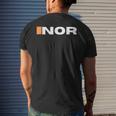 F1 Grid Names Lando Norris Mens Back Print T-shirt Gifts for Him