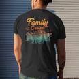 Family Cruise 2023 Travel Holiday Family Matching Squad Mens Back Print T-shirt Gifts for Him