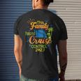 This Family Cruise Has No Control 2023 Family Cruise Men's T-shirt Back Print Gifts for Him