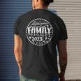 Family Cruise Squad 2023 Family Matching Group Vacation Mens Back Print T-shirt Gifts for Him