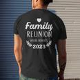 Family Reunion 2023 Making Memories Vacation Mens Back Print T-shirt Gifts for Him