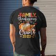 Family Thanksgiving Cruise 2023 Autumn Cruise Squad Matching Men's T-shirt Back Print Gifts for Him