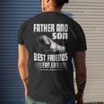 Father And Son Best Friends For Life Cool Matching Family Men's Back Print T-shirt Gifts for Him