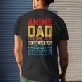 Father’S Day Anime Dad Daddy Father Papa Graphic From Son For Women Men's Back Print T-shirt Gifts for Him