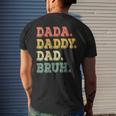 Fathers Day For Men Dada Daddy Dad Bruh Men's Back Print T-shirt Gifts for Him