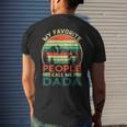 My Favorite People Call Me Dada Fathers Day Vintage Men's Back Print T-shirt Gifts for Him