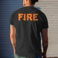 Fire And Ice Last Minute Halloween Matching Couple Costume Men's T-shirt Back Print Gifts for Him