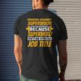 Firearms-Assembly Supervisor Humor Men's T-shirt Back Print Gifts for Him