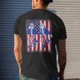 Firework Uncle Sam Griddy Dance 4Th Of July Independence Day Men's Back Print T-shirt Gifts for Him