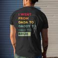 Fishing Fathers Day From From Dada Daddy Dad Bruh Men's Back Print T-shirt Gifts for Him