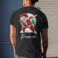France Name Gift Santa France Mens Back Print T-shirt Gifts for Him