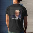 Free Donald Trump Shot Republican President Maga 2024 Men's T-shirt Back Print Gifts for Him