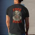 Free Hugs Clown - Creepy Evil Killer Halloween Scary Clown Mens Back Print T-shirt Gifts for Him