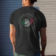French Horn Musician Music Treble Clef Italian Hornist Mens Back Print T-shirt Gifts for Him