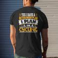 Fun Bike Cyclist Rider Cycle Pensioner Retire Plan Men's T-shirt Back Print Gifts for Him
