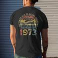 50 Years Old November 1973 Vintage 50Th Birthday Men's T-shirt Back Print Gifts for Him
