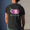 Funny Guinea Pig Unicorn Wheekin Magical Cute Guineacorn Gifts For Pig Lovers Funny Gifts Mens Back Print T-shirt Gifts for Him