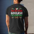 Hungary Flag Bet Your Goulash Hungarian Men's T-shirt Back Print Gifts for Him