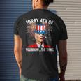 Funny Joe Biden Merry 4Th Of You KnowThe Thing 4Th Of July Mens Back Print T-shirt Gifts for Him