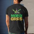 Funny Mardi Gras Crawfish Carnival New Orleans Party Mens Back Print T-shirt Gifts for Him