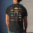 Funny Mustache Styles | Vintage Retro Hipster Mustache Mens Back Print T-shirt Gifts for Him