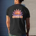 Funny Phoenix Basketball Suns Basketball Ball Shine Basketball Funny Gifts Mens Back Print T-shirt Gifts for Him
