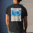 Shark Lover Shark Art Sea Animals Shark Men's T-shirt Back Print Gifts for Him