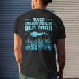 Never Underestimate An Old Man Who Loves Scuba Diving Men's T-shirt Back Print Gifts for Him
