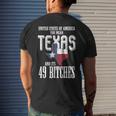 Funny Usa Flag United States Of America Texas Texas Funny Designs Gifts And Merchandise Funny Gifts Mens Back Print T-shirt Gifts for Him