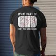 Funny What Part Of Hockey Dont You Understand Hockey Player Mens Back Print T-shirt Gifts for Him