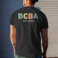 Future Behavior Analyst Bcba In Progress Training Est 2023 Men's T-shirt Back Print Gifts for Him