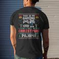 This Is My Gaming Christmas Pajama Sweater Merry Ugly Xmas Men's T-shirt Back Print Gifts for Him