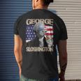 George Washington 4Th Of July George Sloshington Men Women Mens Back Print T-shirt Gifts for Him