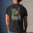 Georgia Turkey Hunting Time To Talk Turkey Men's T-shirt Back Print Gifts for Him