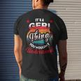 Geri Retro Name Its A Geri Thing Mens Back Print T-shirt Gifts for Him
