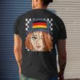 Germany Flag Bucket Hat German Girl European Pride Mens Back Print T-shirt Gifts for Him
