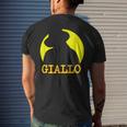 Giallo Italian Horror Movies 70S Retro Italian Horror Men's T-shirt Back Print Gifts for Him
