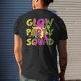 Glow Party Squad Lets Glow Crazy 80S Retro Costume Party Mens Back Print T-shirt Gifts for Him